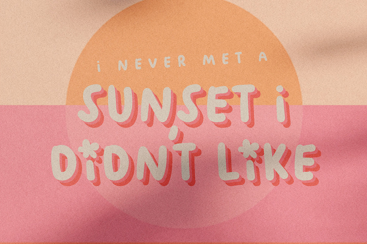 Milky Co. Retro Font, a Font by Creativeqube Design (Photo 2 of 7)