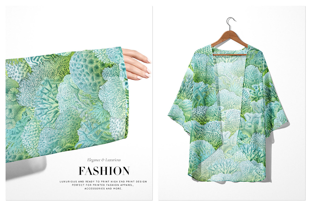 Pelagia, Luxury Coral reef Prints++, a Pattern Graphic by Pink Linen (Photo 9 of 15)