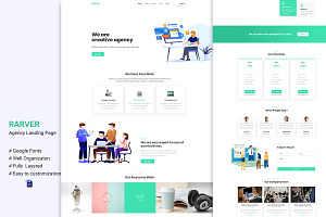 Rarver - Agency Template UI KIT