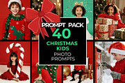 40 Christmas Kids Photo Prompts, a Holiday Photo by Selenique Studio (Thumbnail 1 of 10)