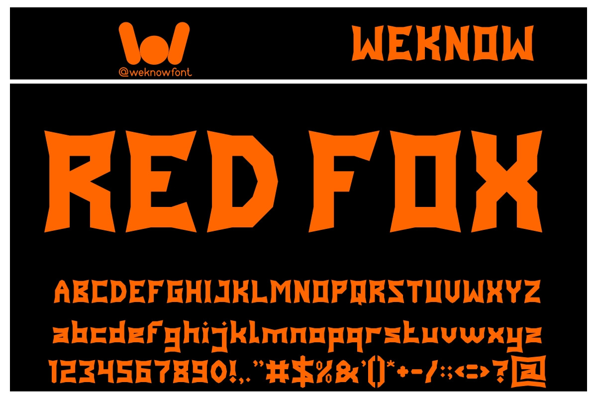 Panther Font, a Font by weknow (Photo 4 of 5)