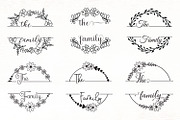 Family monogram SVG Bundle, an Object Graphic by Dasagani (Thumbnail 2 of 8)