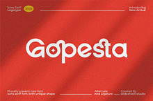 Gopesta || Modern Unique Sans Serif
