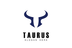 Taurus logo icon template design, a Graphic by T.Vooka