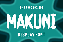 Makuni - Display Font