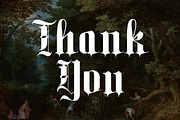 Monarch Shadow Blackletter Font, a Blackletter Font by UICreative (Thumbnail 13 of 13)