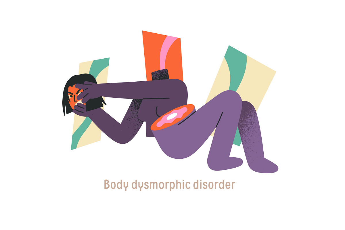 Mental disorders, psychological set, a Person Illustration by PaperTrident (Photo 5 of 12)