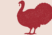 Turkey bird silhouette. Graphic, an Object Illustration by Foxys Graphic (Thumbnail 3 of 3)