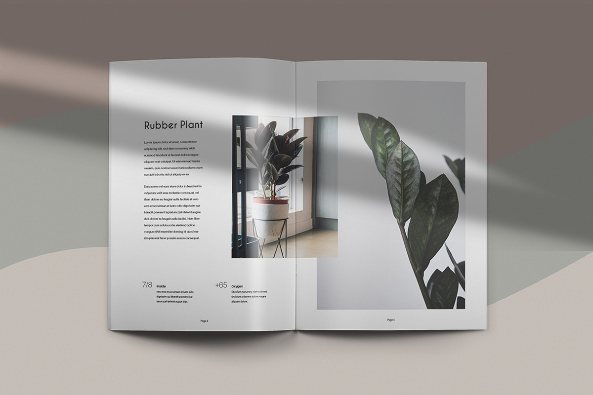 Quaro & Gillen - Botanical Brochure, a Magazine Template by KAZ by IanMikraz Studio (Photo 2 of 11)