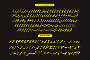 Broken Khemory Display Brush Font, a Script Font by Letterena Studios Script (Thumbnail 14 of 15)