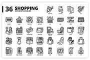 3,600 Icons x3 Styles, an Outline Icon by monkik (Thumbnail 257 of 299)