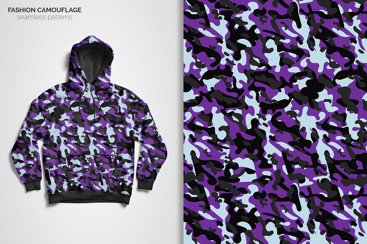 Fashion Camouflage Patterns Pack, a Pattern Graphic by 3Y_Design (Photo 4 of 6)