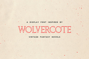 Wolvercote Outline - Display Font