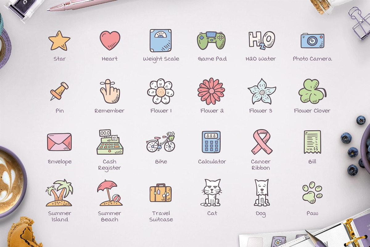 Planner - Hand Drawn Icons, an Outline Icon by Good Stuff No Nonsense (Photo 5 of 11)