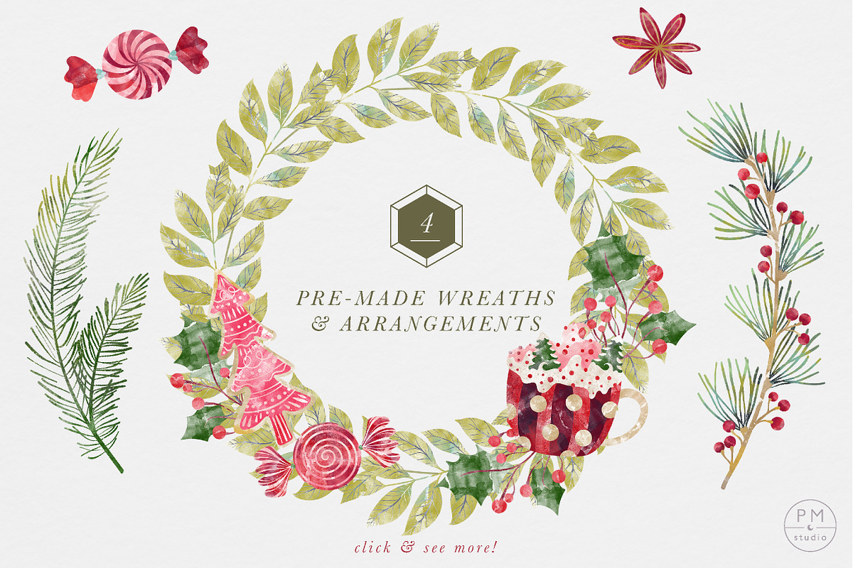 Winter Cafe Collection, a Food Illustration by PetiteMarket (Photo 5 of 5)