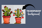 Christmas Cactus Clipart, an Illustration by Designworld (Thumbnail 2 of 6)