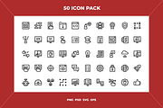 User experience icons, an Outline Icon by Wencory (Thumbnail 1 of 2)