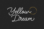 Yellow Dream - a monoline script, a Script Font by Siwox Studios (Thumbnail 1 of 8)