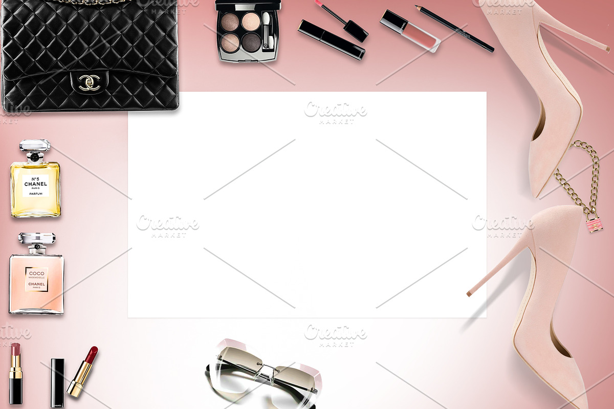 10 luxury feminine desktop bundle stock photo containing chanel and stock, a Beauty & Fashion Photo by Whimsical Logoshop (Photo 10 of 15)