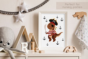 Dinosaurs Pirates Clipart, an Animal Illustration by JulzaArt (Thumbnail 3 of 6)