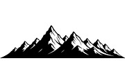 Mountain Range Silhouette, an Object Graphic by Designer_Momina (Thumbnail 14 of 20)