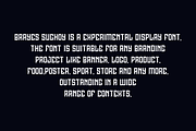 Brayes Sughoy - Experimental Font, a Blackletter Font by QR Design Studio (Thumbnail 3 of 7)