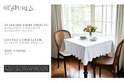 Square Scalloped Tablecloths, a Household Mockup by mock-ups (Thumbnail 3 of 9)