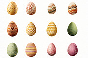 Watercolor Easter egg clipart, an Illustration by Designworld (Thumbnail 5 of 5)