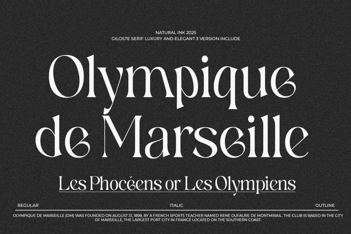 Giloste, a Serif Font by Natural Ink Studio (Photo 7 of 11)