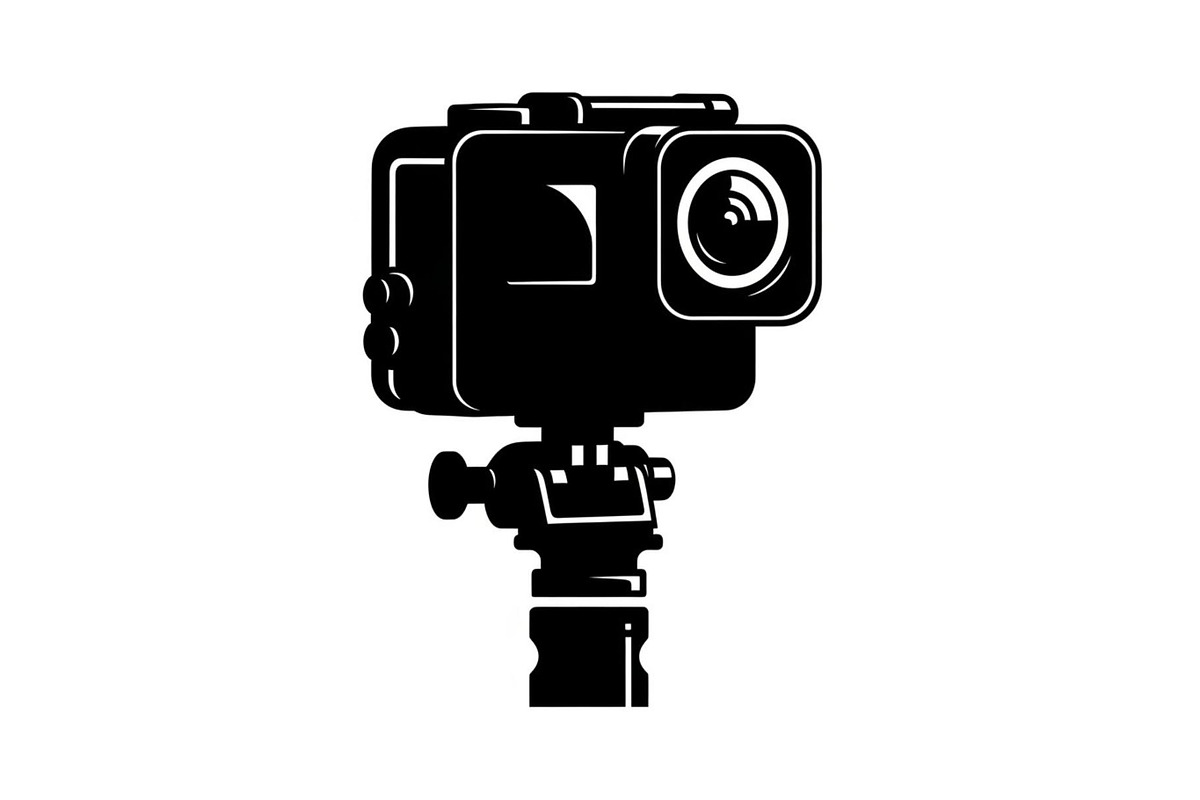 60 Action Camera Silhouette Icon, an Illustration by Artivon (Photo 14 of 61)