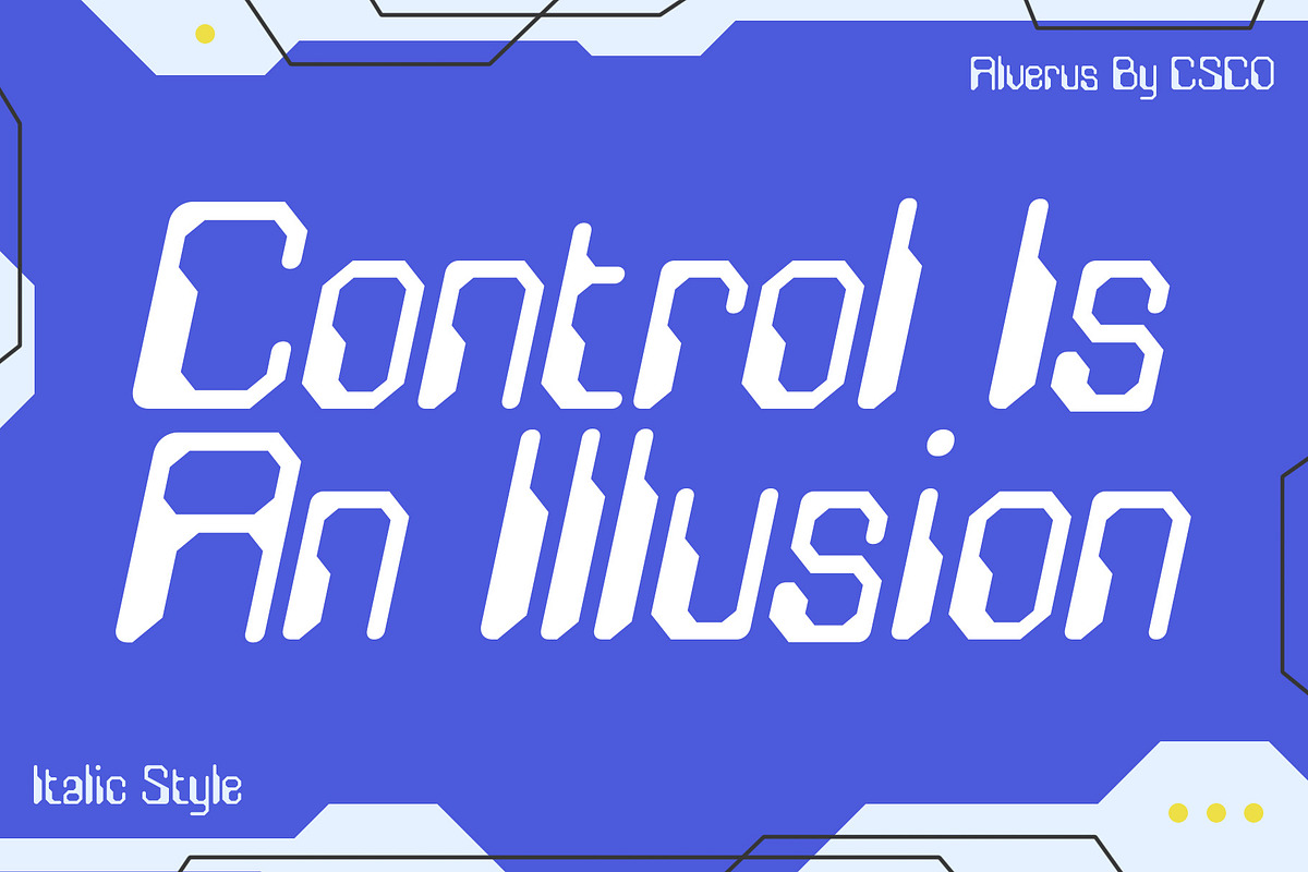 Alverus – Futuristic Typeface, a Sans Serif Font by Craft Supply Co. (Photo 4 of 8)