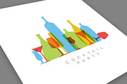 Minimalist Cocktail Party Invitation, a Card Template by Orson (Thumbnail 1 of 2)