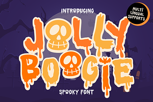 Jolly Boogie – Halloween Font, a Handwritten Font by Brown Cupple