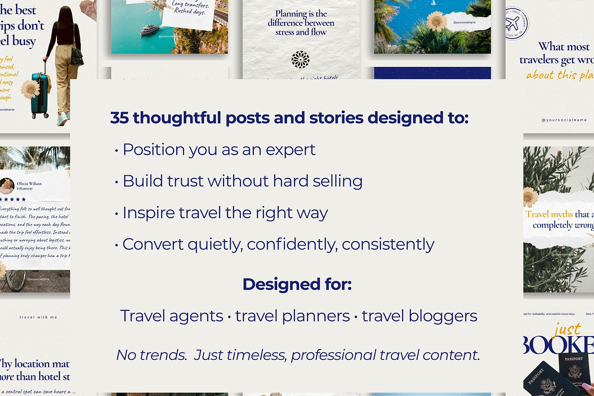 Scrapbook Travel Business Instagram, a Social Media Template by Anna Design Studio (Photo 9 of 10)