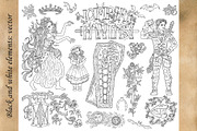 Vampire Fantasy Set, a Decorative Illustration by Samiramay (Thumbnail 3 of 6)