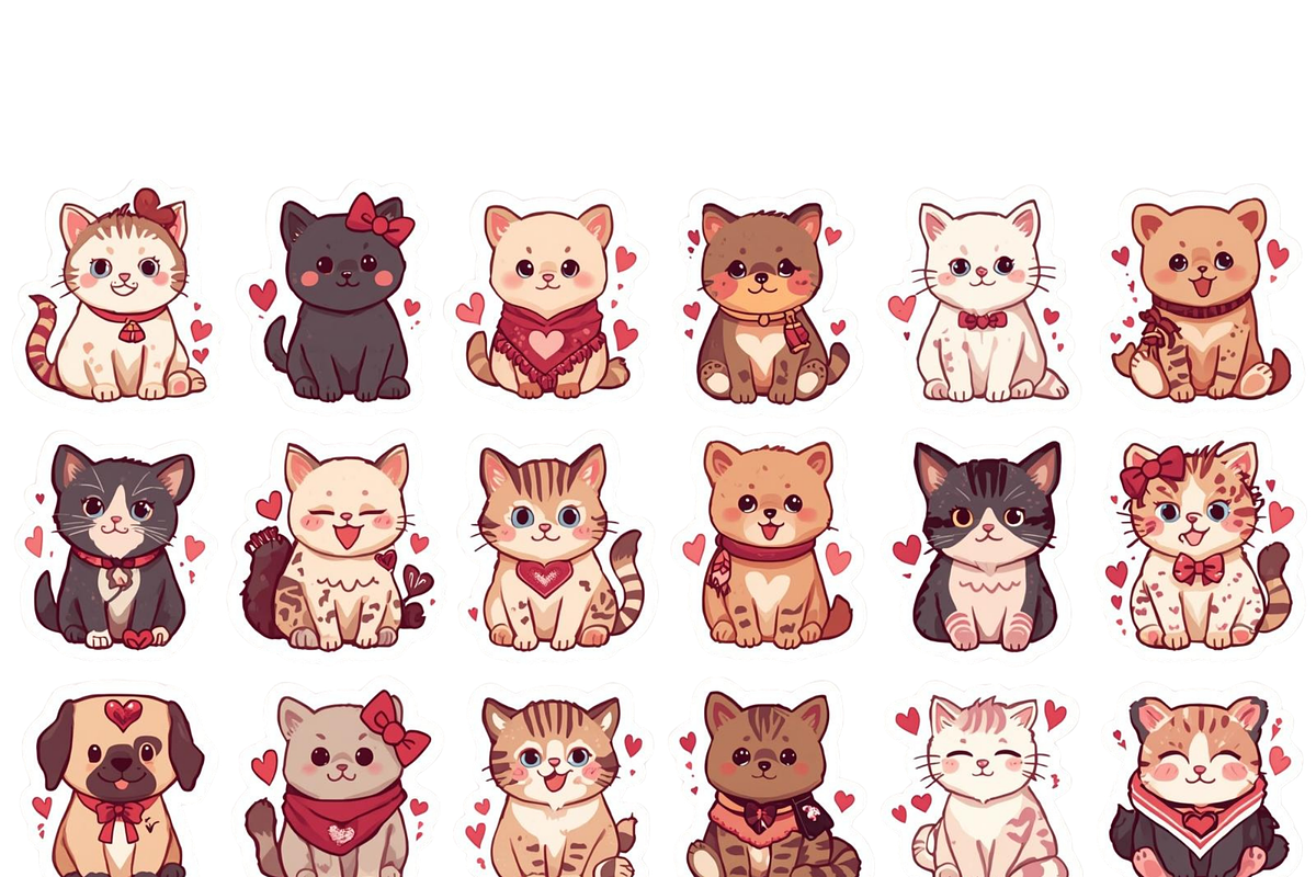 Valentines Day Stickers Pack I PNG, an Object Graphic by S Graphic Studio (Photo 2 of 6)
