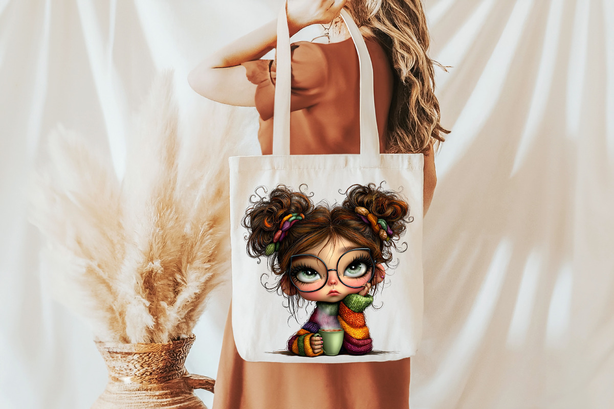 Quirky Girl Clipart, an Illustration by Libby Wishes (Photo 5 of 8)