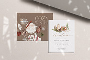 Watercolor Clipart - COZY WINTER, a Decorative Illustration by Beigetime (Thumbnail 9 of 13)
