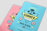 Summer 90s Party Flyer Template, a Flyer Template by Vasya Kobelev (Thumbnail 2 of 5)