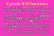 Cynode 3D, a Sans Serif Font by Craft Supply Co. (Thumbnail 6 of 8)