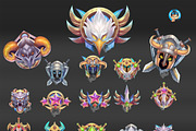 RPG Game Badges Pack 01, an Illustration by DionArtworks (Thumbnail 2 of 2)