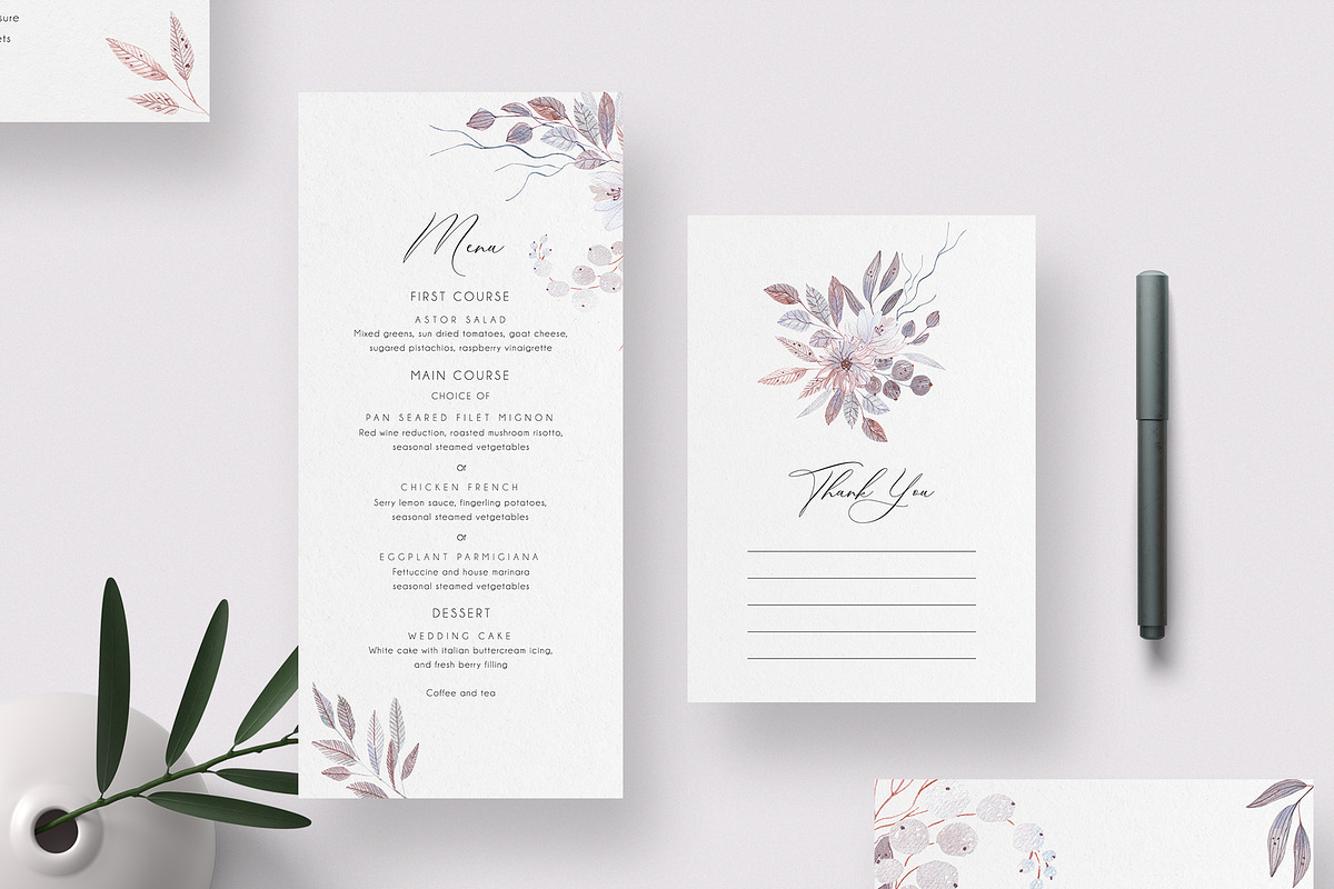 Minimalist Wedding Invitation Set, an Invitation Template by Theme Weavers (Photo 4 of 5)