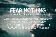 Fear Nothing Brush Font, a Script Font by Graticle (Thumbnail 5 of 6)
