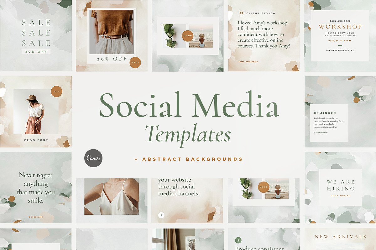 Canva Instagram Templates, a Social Media Template by Basia Stryjecka (Photo 13 of 13)