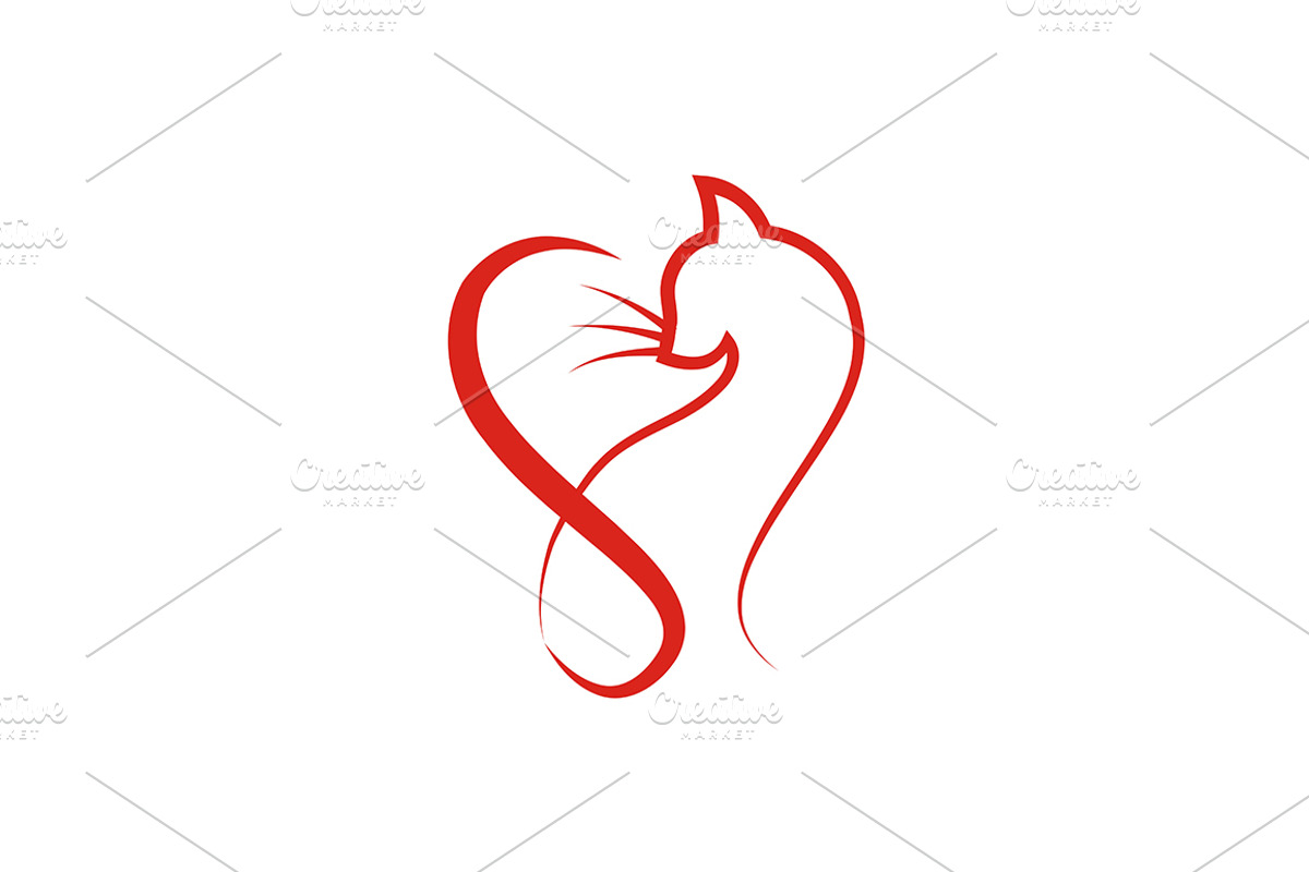20 Logo Cat Templates Bundle, a Branding & Logo Template by Friendesigns (Photo 8 of 21)