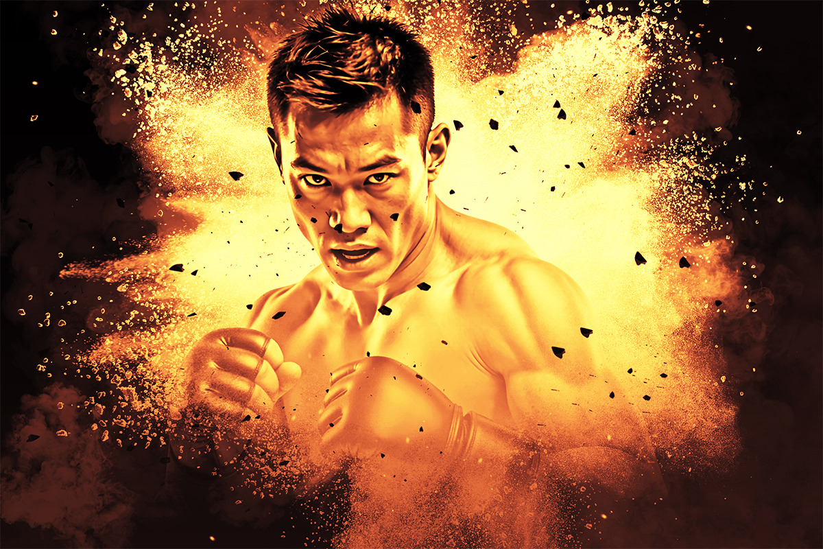 Fire Explosion PSD Photo Effect, an Action Add-On by iHemalaya (Photo 3 of 3)