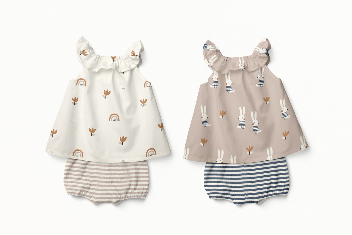 Bunnies #2, a Pattern Graphic by Olena Kuznietsova (Photo 11 of 11)