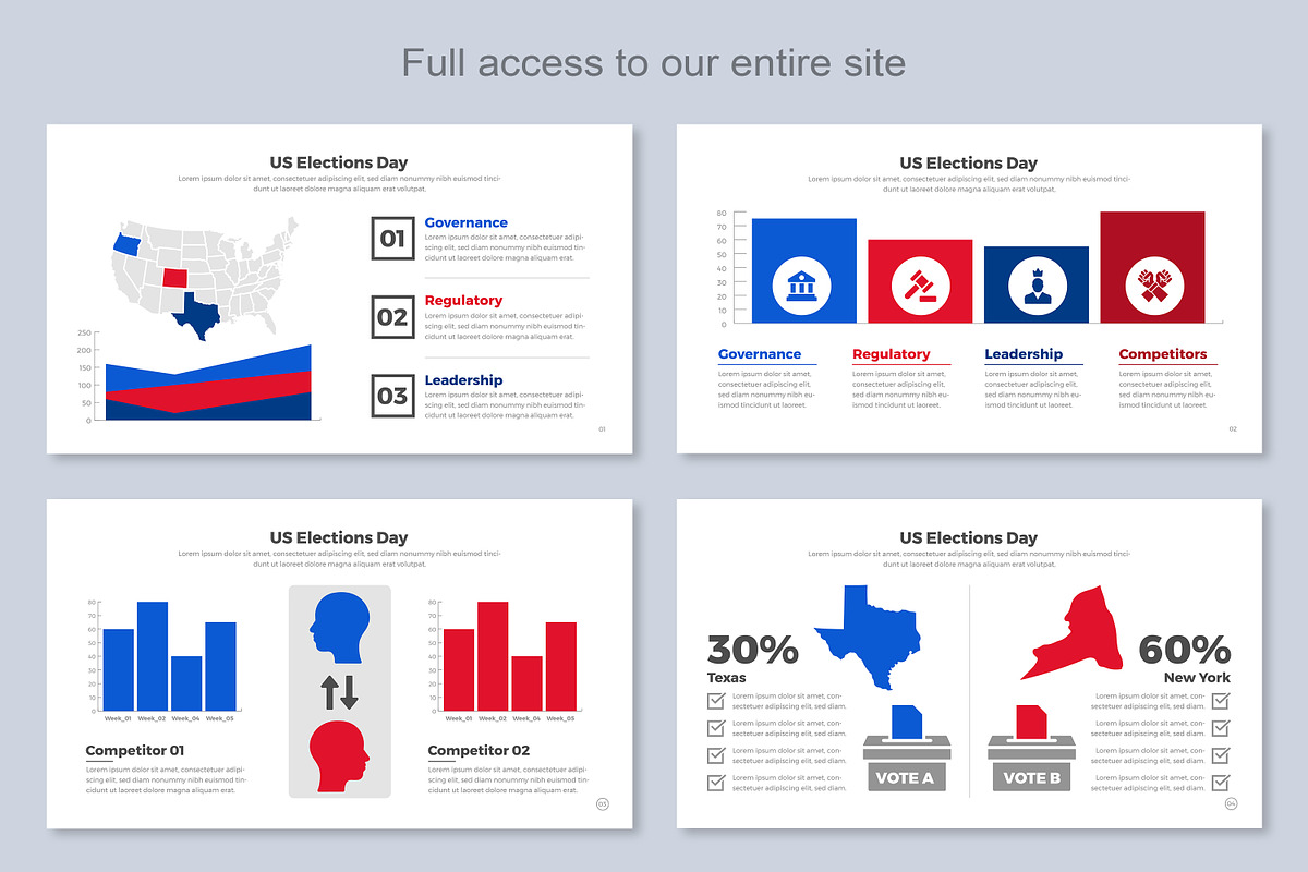 Us Elections Day, a Presentation Template by Mighty-Slide (Photo 2 of 7)
