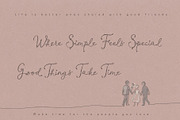 Adorie Halfo - Rustic Simple Script, a Script Font by HypeWorksCo (Thumbnail 4 of 15)