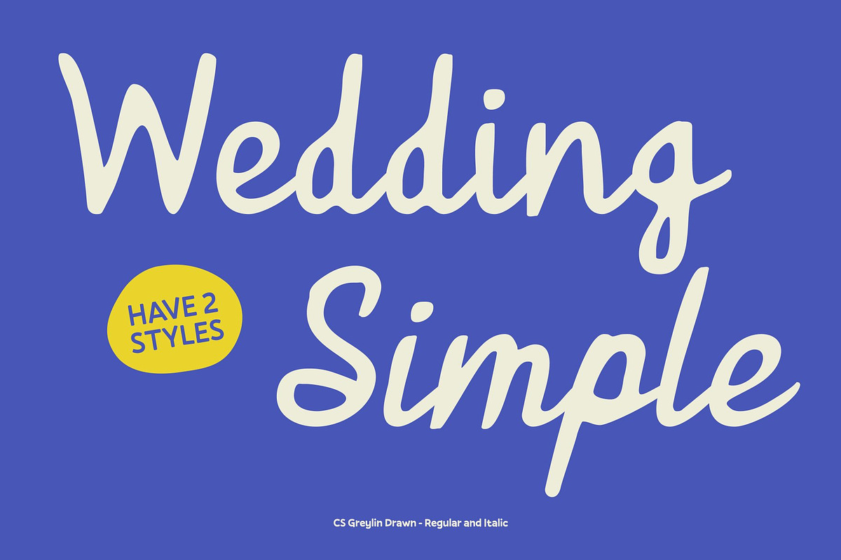 CS Greylin Drawn, a Script Font by Craft Supply Co. (Photo 4 of 8)